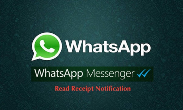 Whatsapp read receipt notification