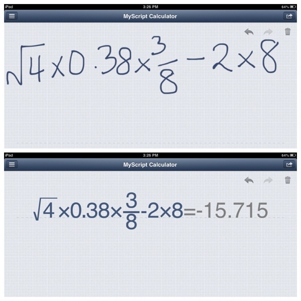 Myscript Calculator