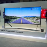 Samsung UHDTV with curved display