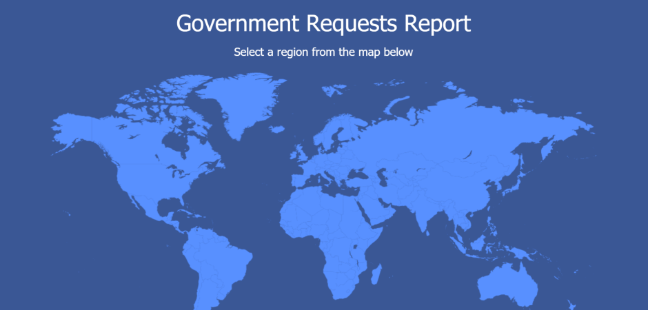 Facebook Government Data Requests