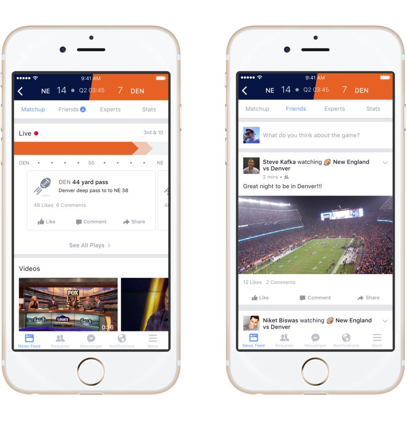 facebook sports stadium