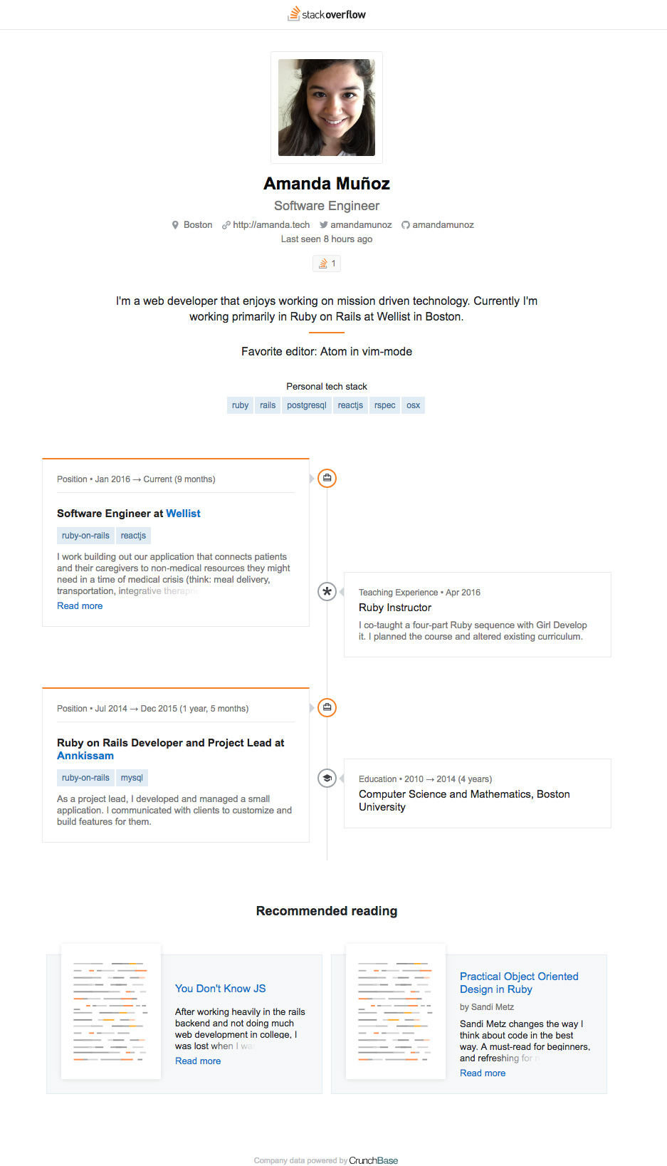 StackOverFlow-Resume