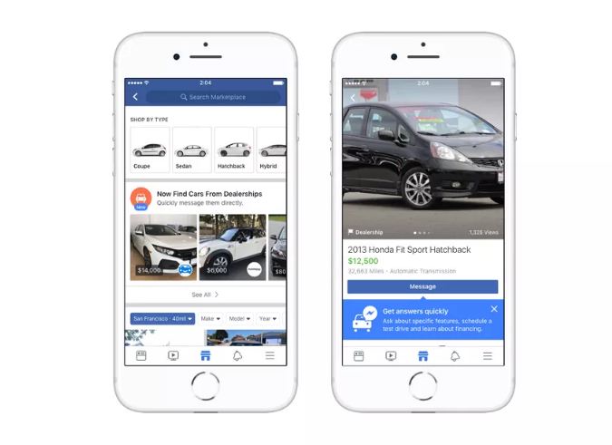 Facebook Market Place Vehicles