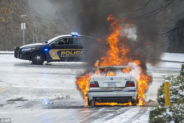 BMW Catching Fire