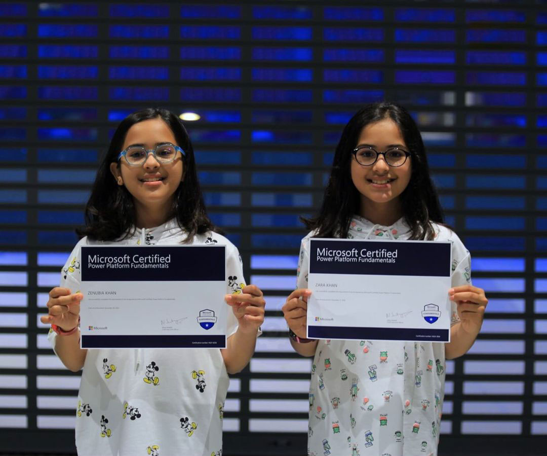 Pakistani Twins Become Youngest Microsoft Power Platform Certified