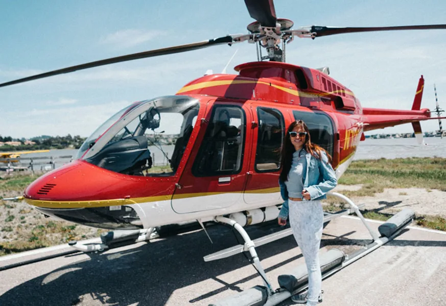 Helicopter ride in Bengaluru