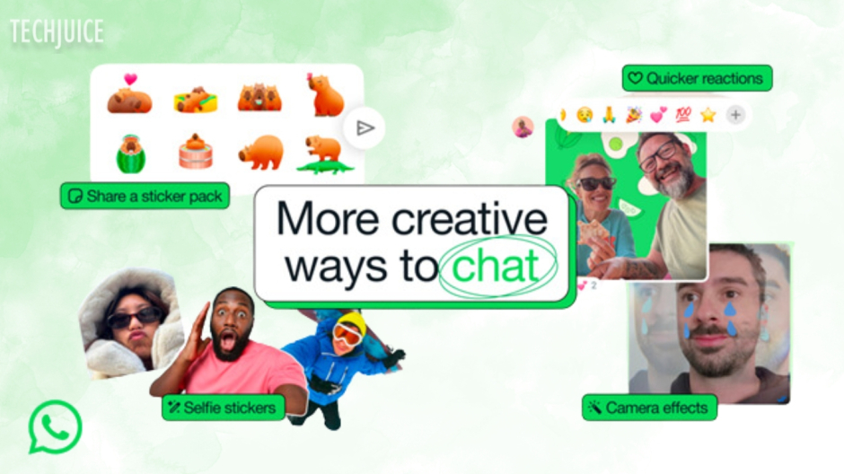 Whatsapp Unveils New Fun Features Selfie Stickers Quick Reactions And More